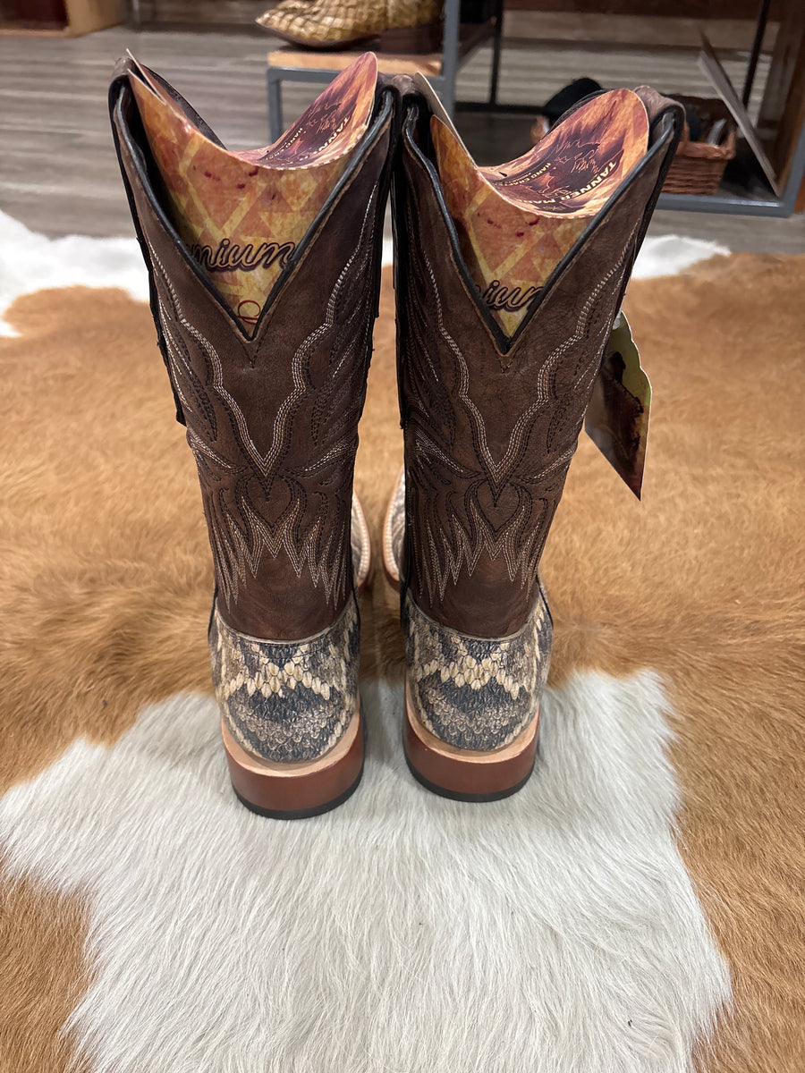 Natural Rattlesnake print with Toscana pinon top – Mule Barn Boutique