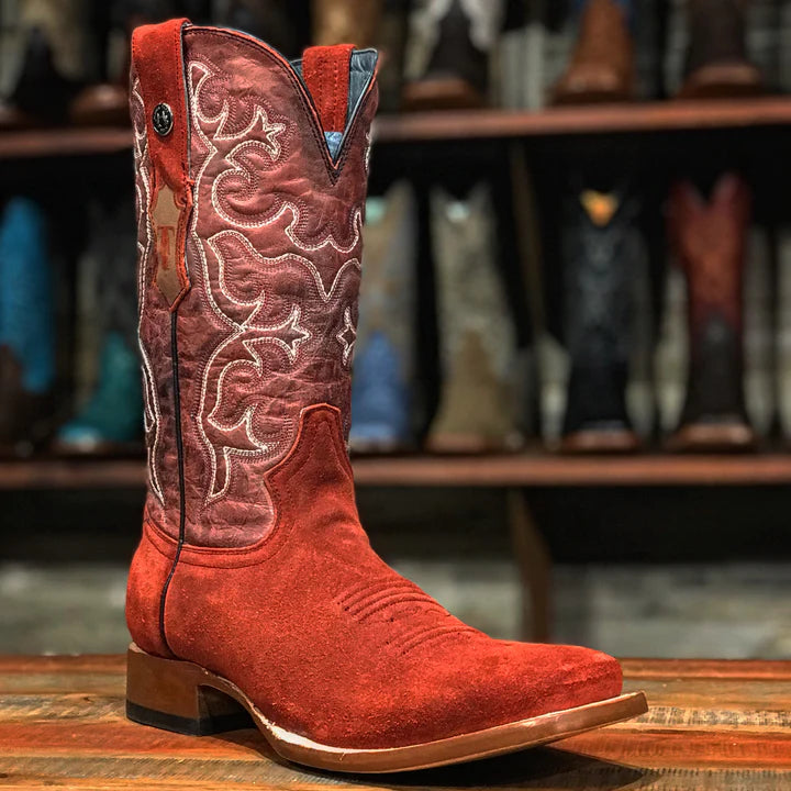 Red man boots on sale