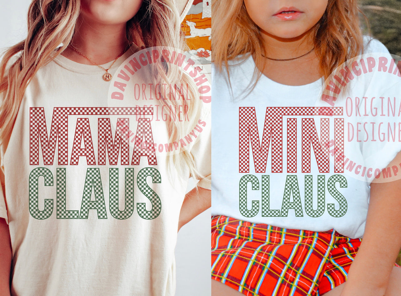Van's Mama Claus & Mini Claus