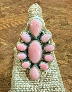 BB11 Pink Conch Concho Ring