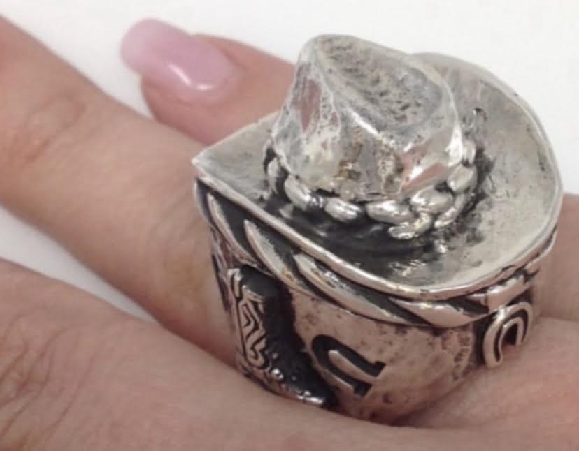 Dian Malouf Large Cowboy Hat Ring (7 In Stock)
