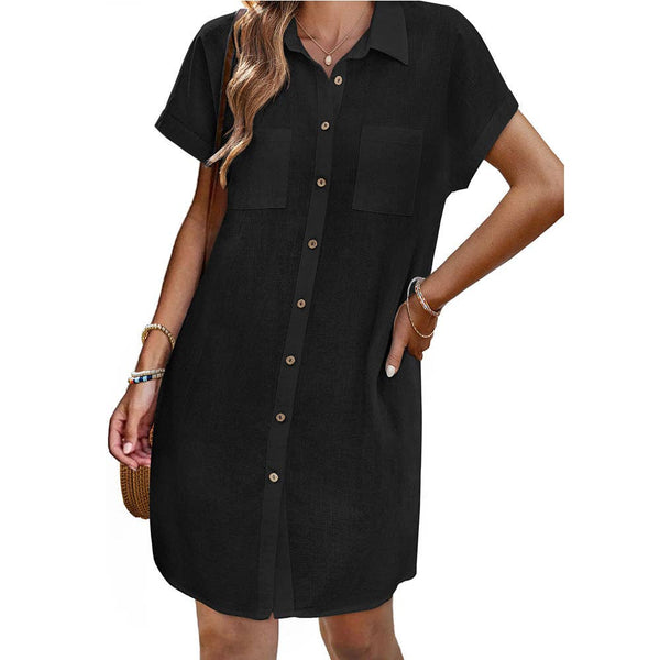 Around Town Button Down Dress