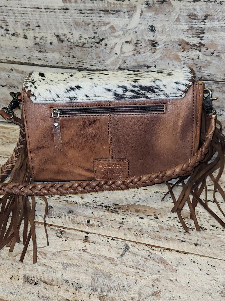 Cowhide Fringe Bag