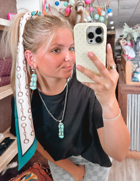8 Stone Turquoise Necklace
