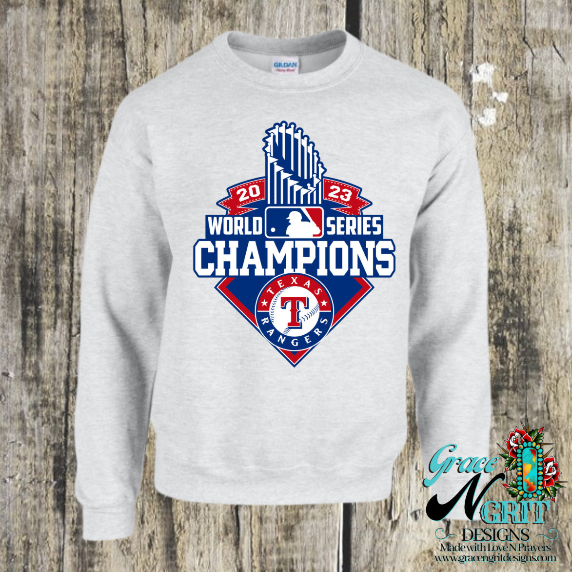 World Series Champions Rangers Sweatshirt