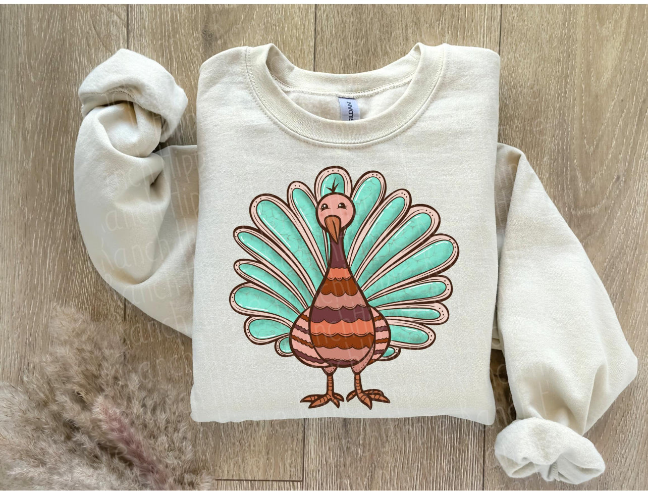 Turquoise Turkey Tee