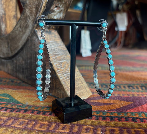 SS19 Faux Turquoise Drop Earrings