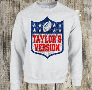 Taylor's Version NFL Glitter Sweatshirt