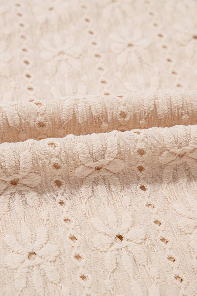 Oatmeal Florals Crew Neck Tank Top