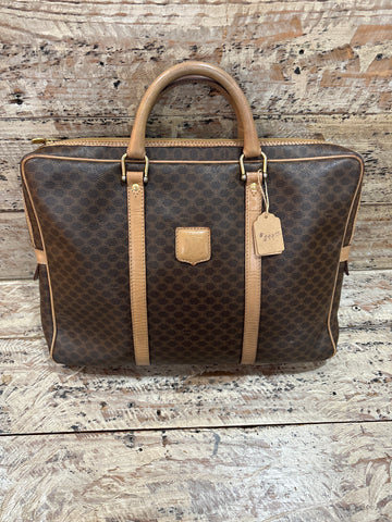 LV122- Celine triomphe leather tote