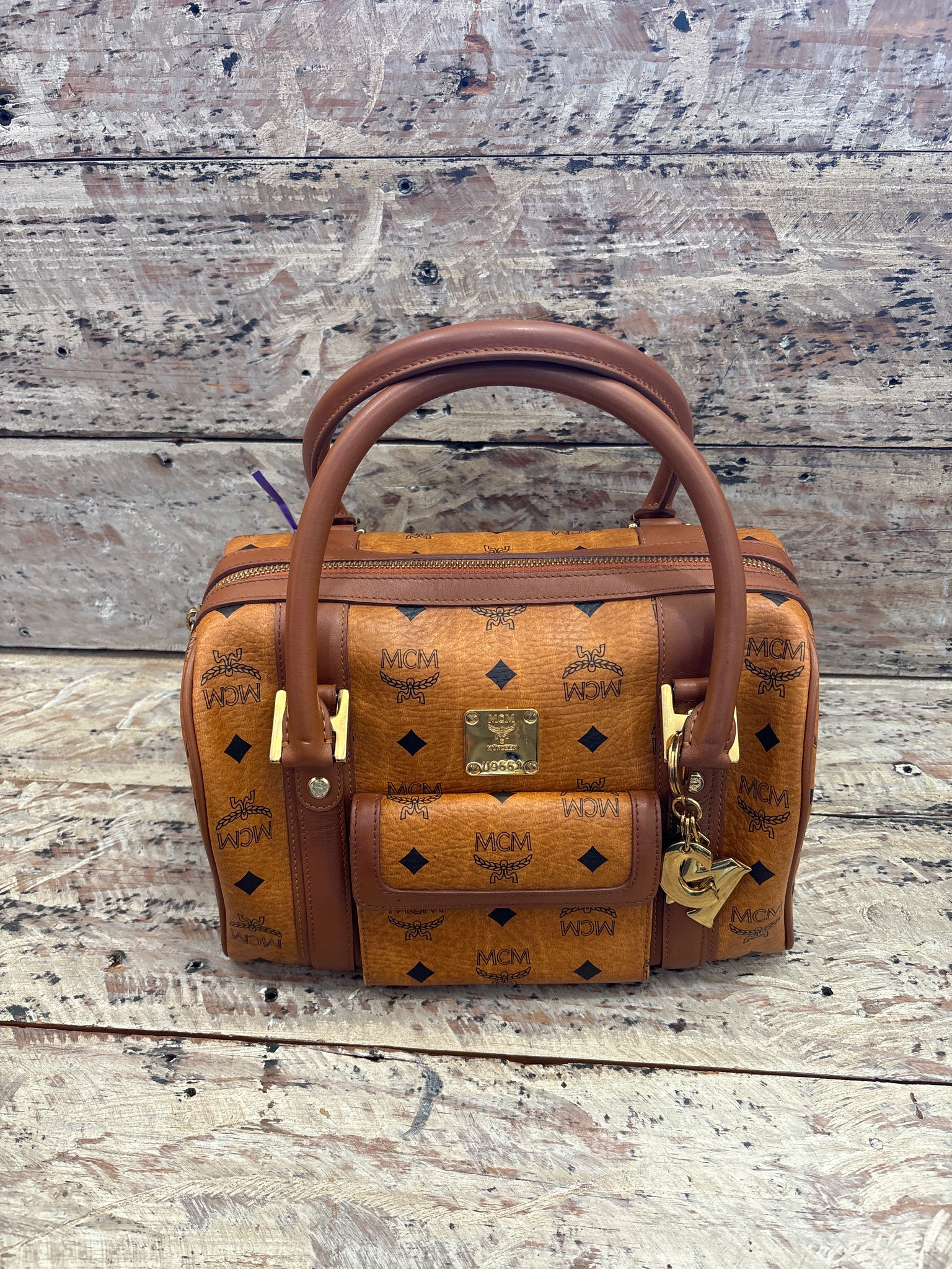 LV178- MCM Boston bag