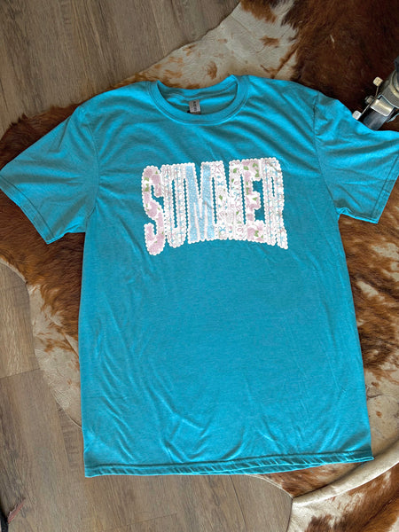 Pastel Summer Printed T-shirt