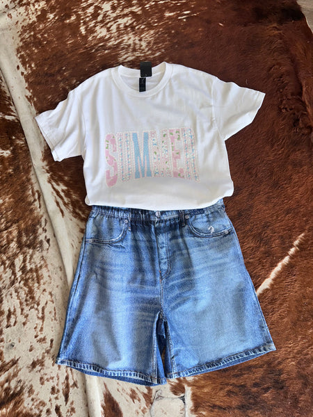 Pastel Summer Printed T-shirt