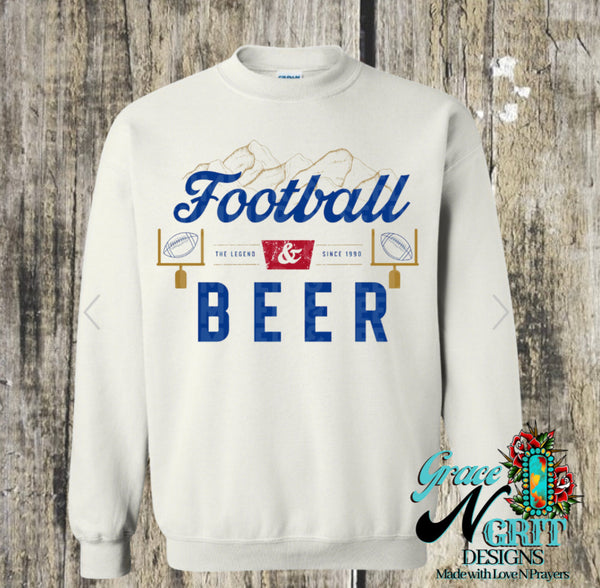 Football & Beer Sweatshirt