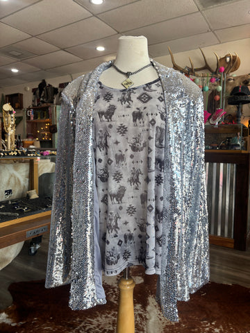 Sequin Blazer