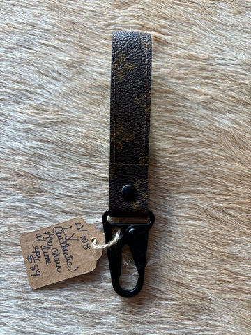 LV108- Louis Vuitton key chain with lime epi