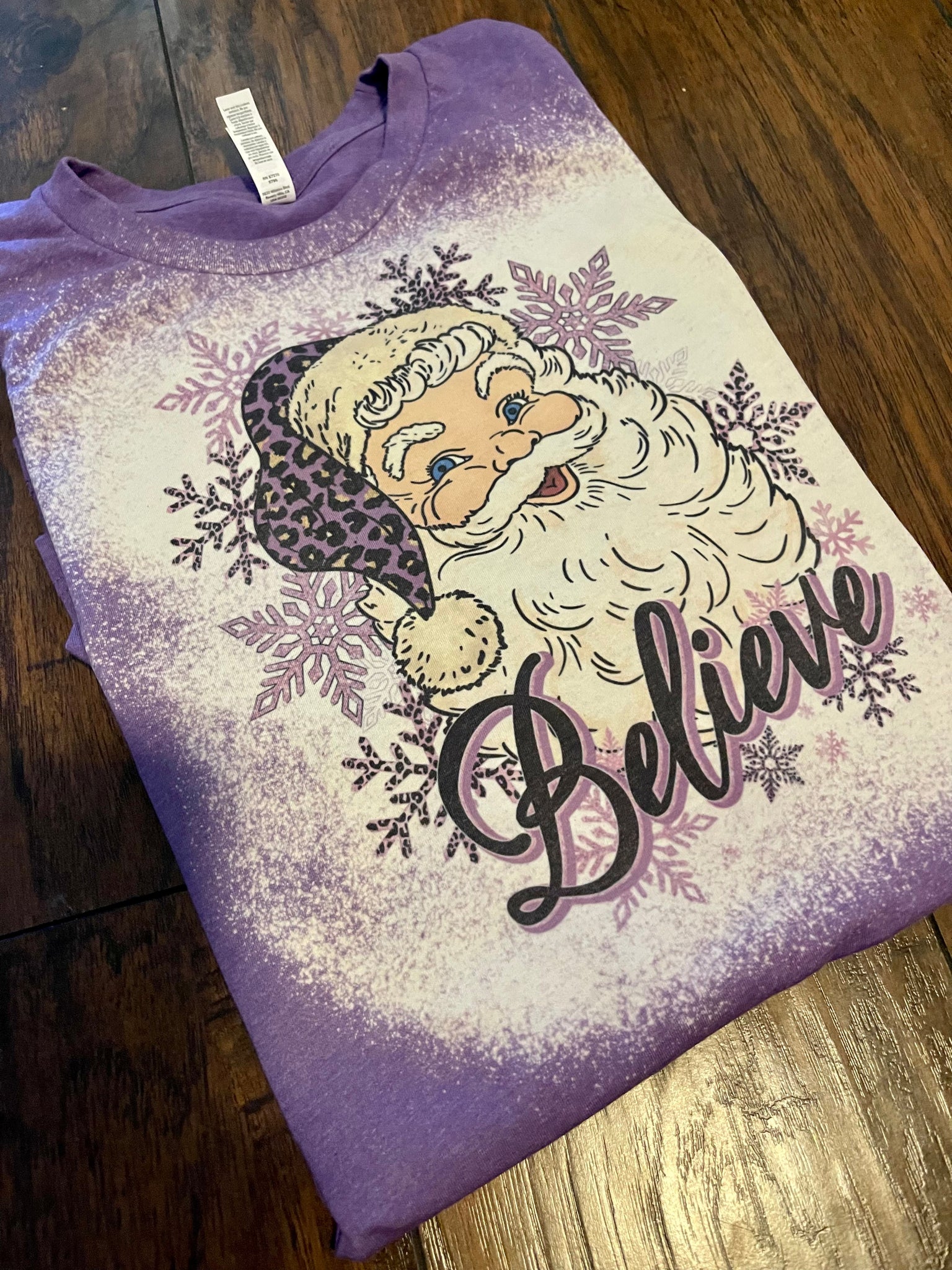 Purple Santa Believe