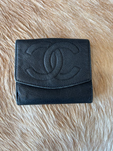 LV197- Chanel black wallet