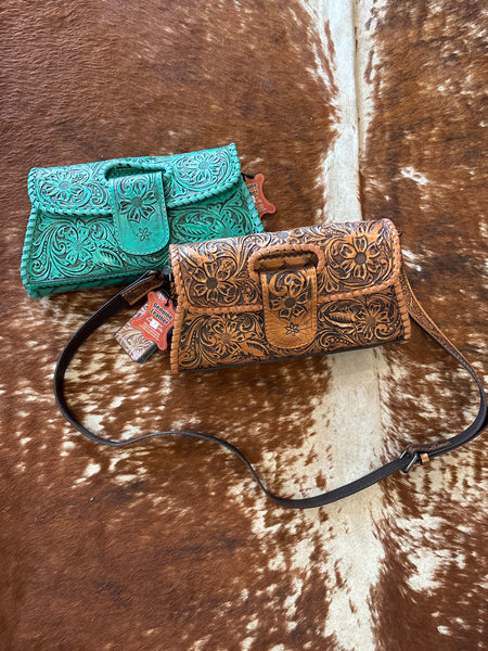 ADBG1134 Small Tooled Crossbody