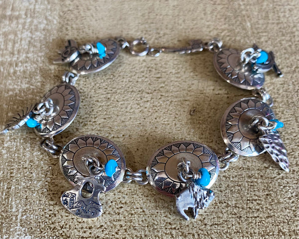 Sterling Silver Bracelet & Earring Set