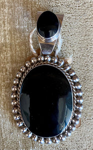 GR Onyx Pendant Sterling Silver