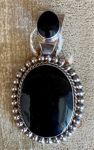 GR Onyx Pendant Sterling Silver