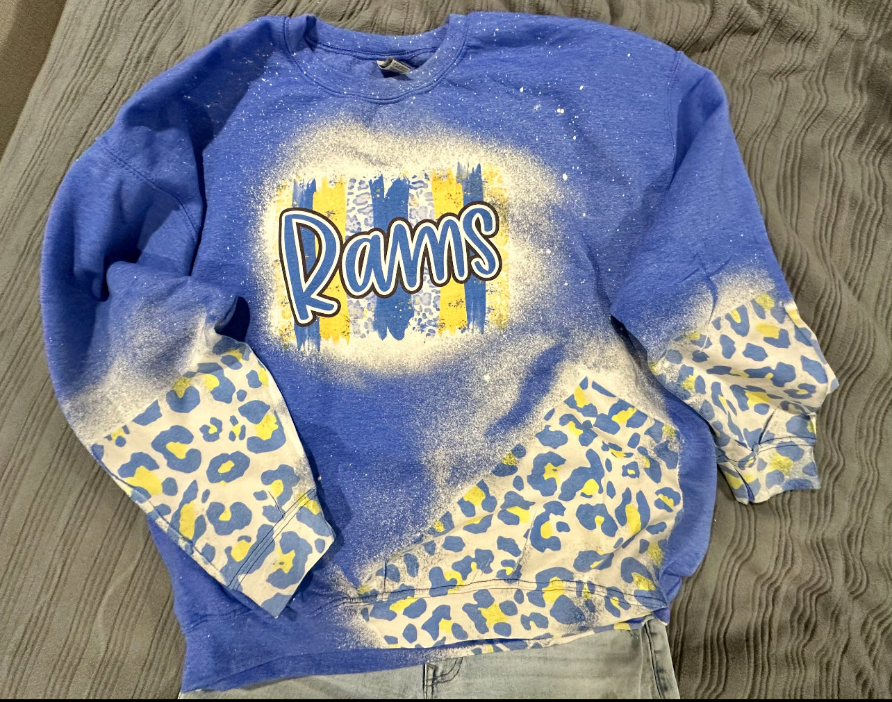 Peak-A-Boo Rams Sweatshirt