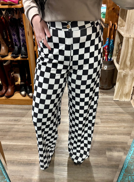Raceway Checkered Trouser Pants