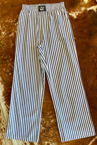 "Navy Blues" Lulu Mac Striped Pants