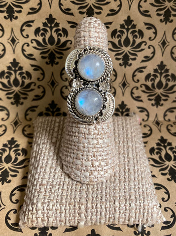 Sterling Silver Moonstone Ring
