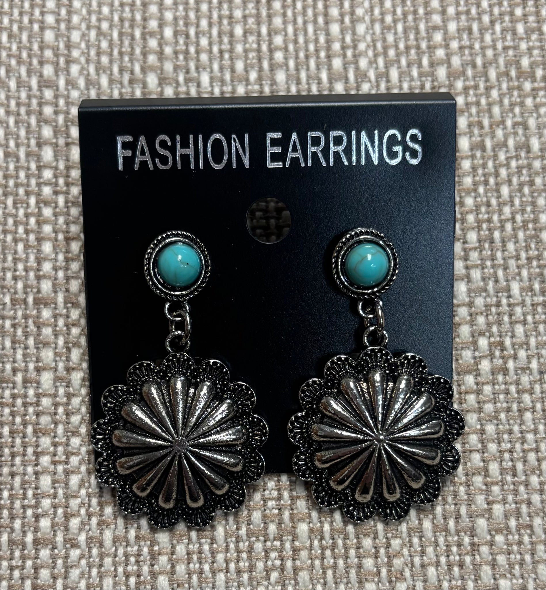 SS11 Concho Drop Earrings