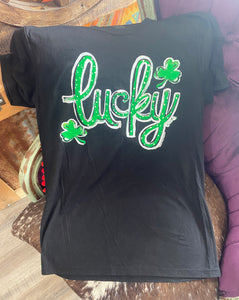 Black Lucky T-Shirt