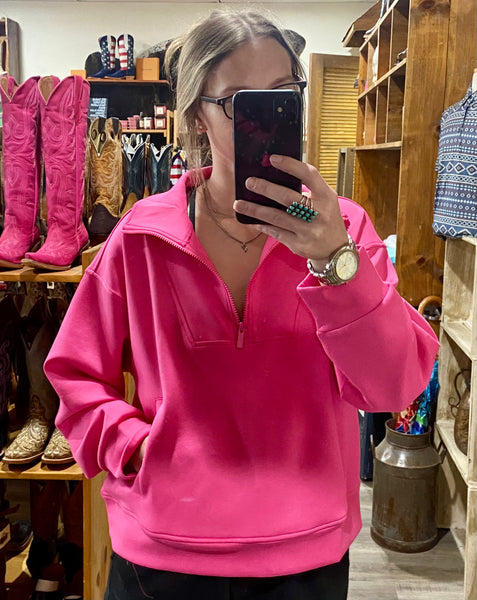 Jet Set Zenana Scuba Pullover