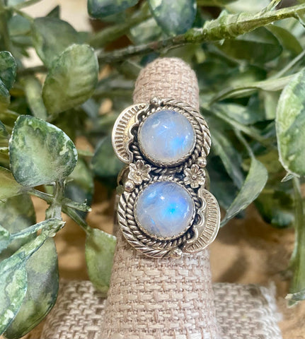 Sterling Silver Moonstone Ring