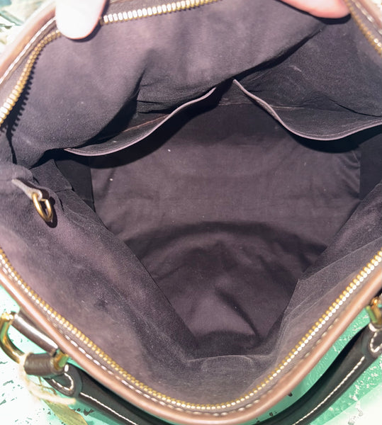 LV175- 2011 Louis Vuitton Brown Min Lin Shoulder Bag