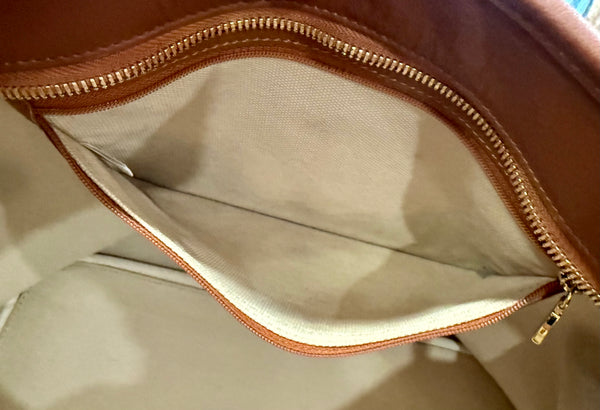 LV179- MCM Visetos Dog Bone Shopper Tote