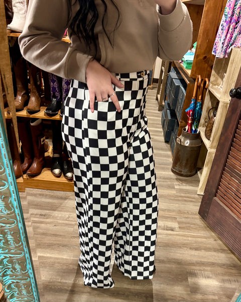 Raceway Checkered Trouser Pants