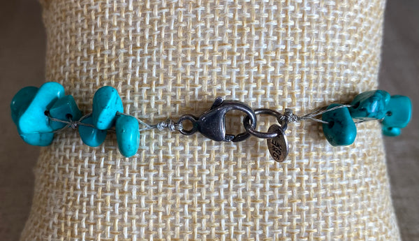 Lucas Lameth Sterling Silver Turquoise 3 Piece Set