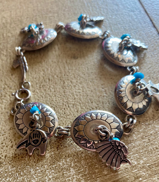 Sterling Silver Bracelet & Earring Set