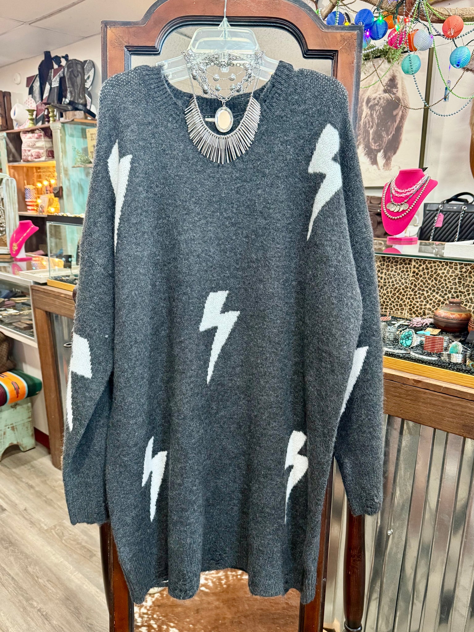 Lightning Knit Dress