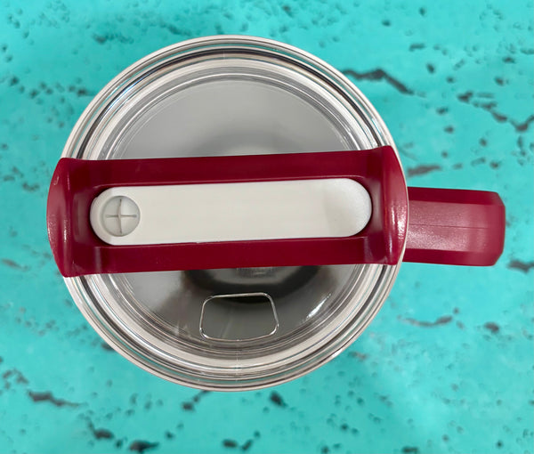 Maroon Leopard Morgan Tumbler