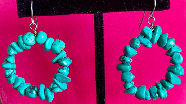 Lucas Lameth Sterling Silver Turquoise 3 Piece Set