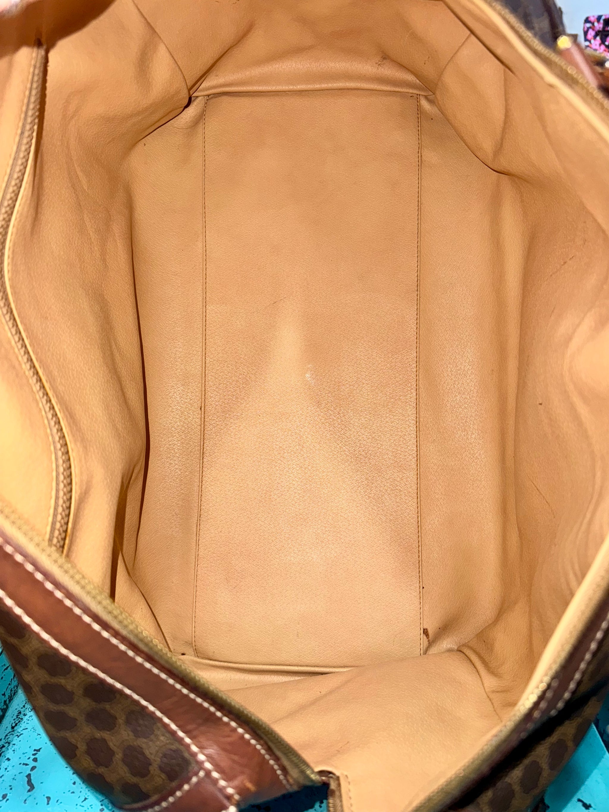 LV188- Celine duffle bag with front zipper – Mule Barn Boutique