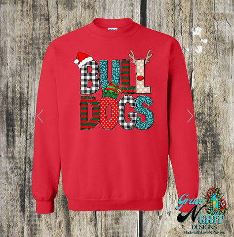 Christmas Bulldogs Sweatshirt