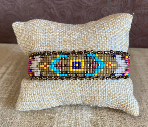 LT17 Beaded Cuff Bracelet