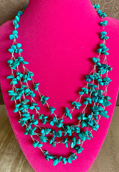 Lucas Lameth Sterling Silver Turquoise 3 Piece Set
