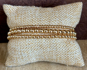 Fossick 3 Piece Ball Stretch Bracelet Set