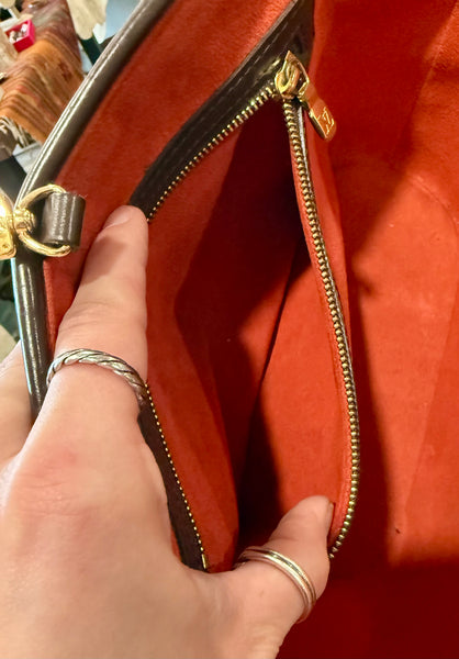 LV192- 2008 Louis Vuitton damiere ebene manosque pm