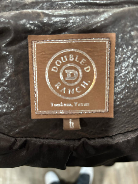 Used Leather Double D Ranch Jacket