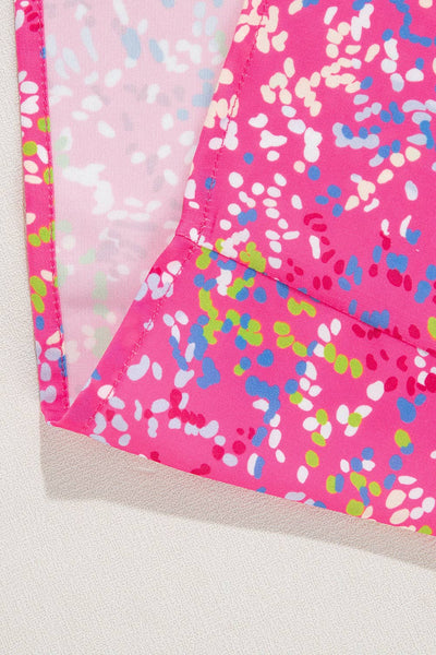 Pink Muse Collared V Neck Babydoll Blouse